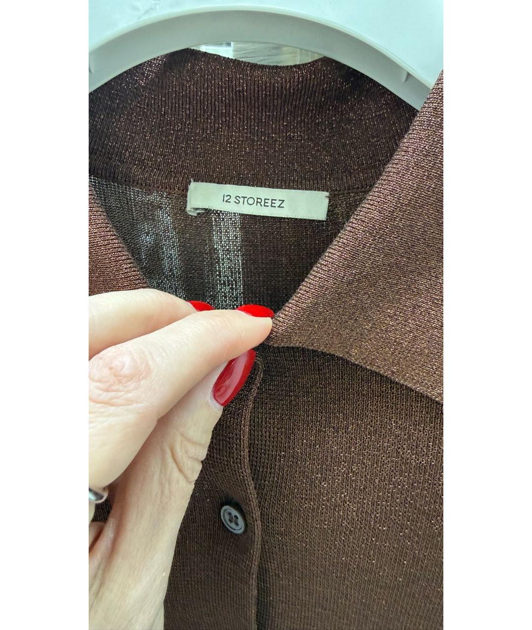 12 STOREEZ Коричневый костюм с юбками, фото 3