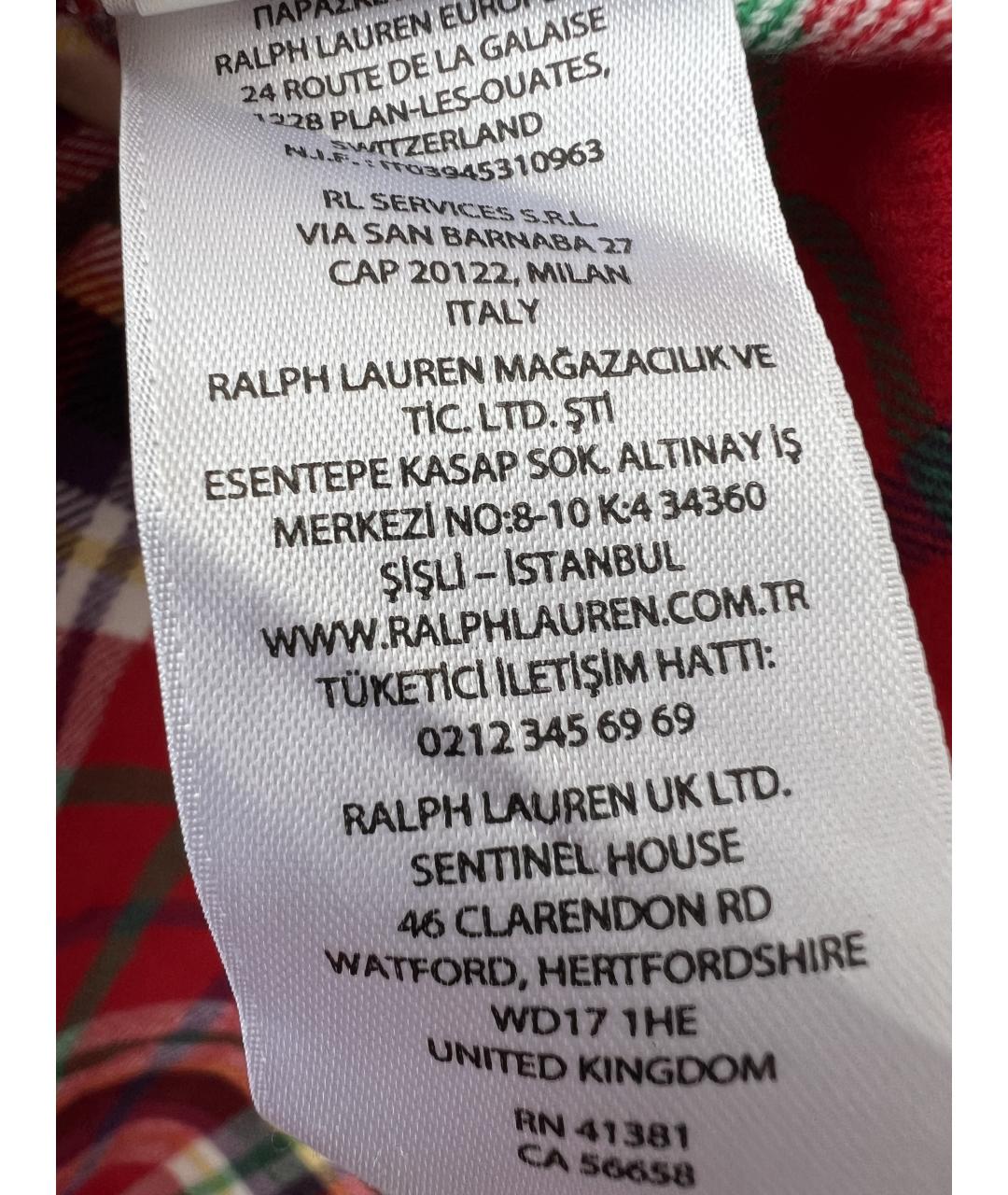 POLO RALPH LAUREN Хлопковая кэжуал рубашка, фото 6