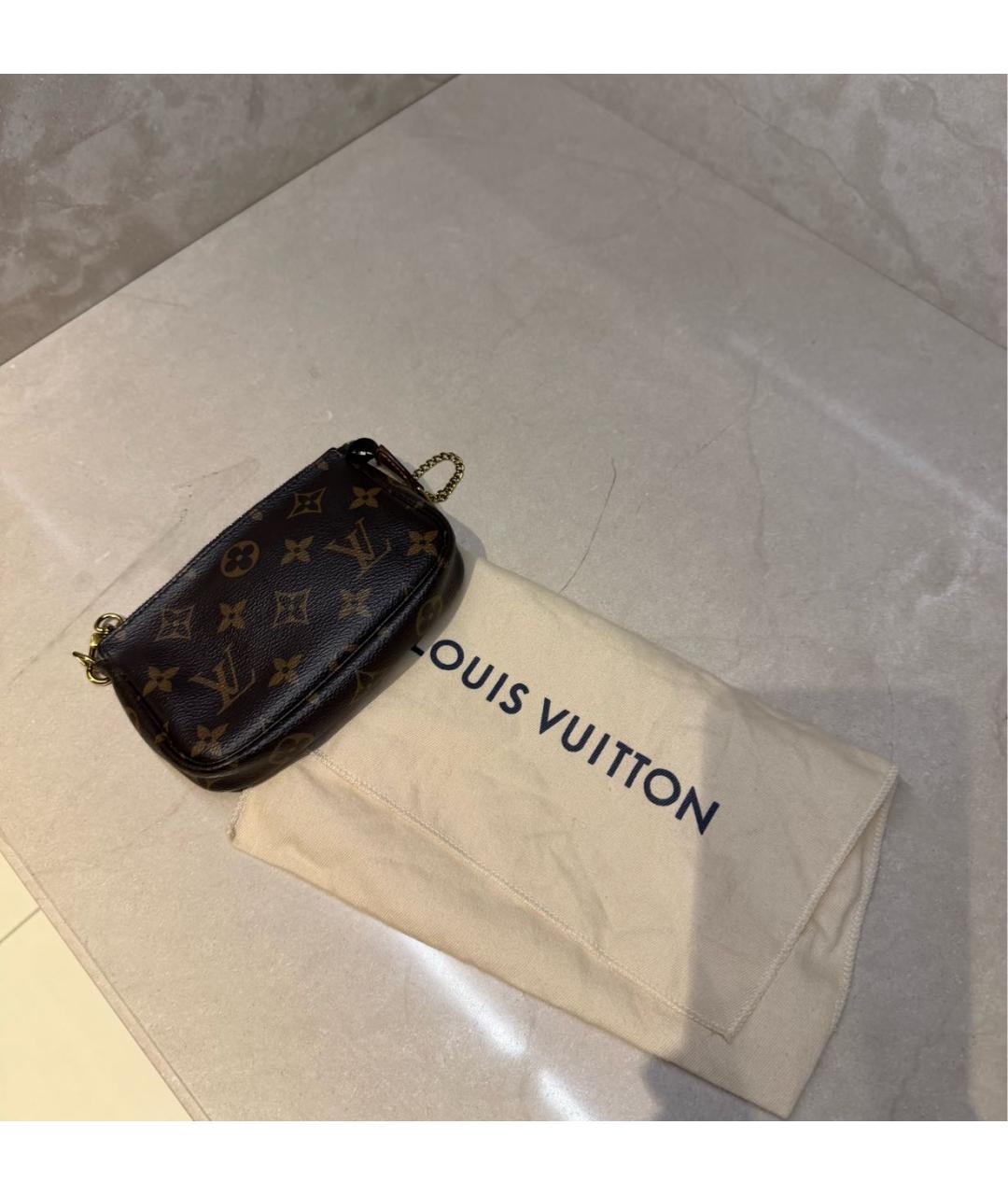 LOUIS VUITTON Коричневая сумка с короткими ручками, фото 7