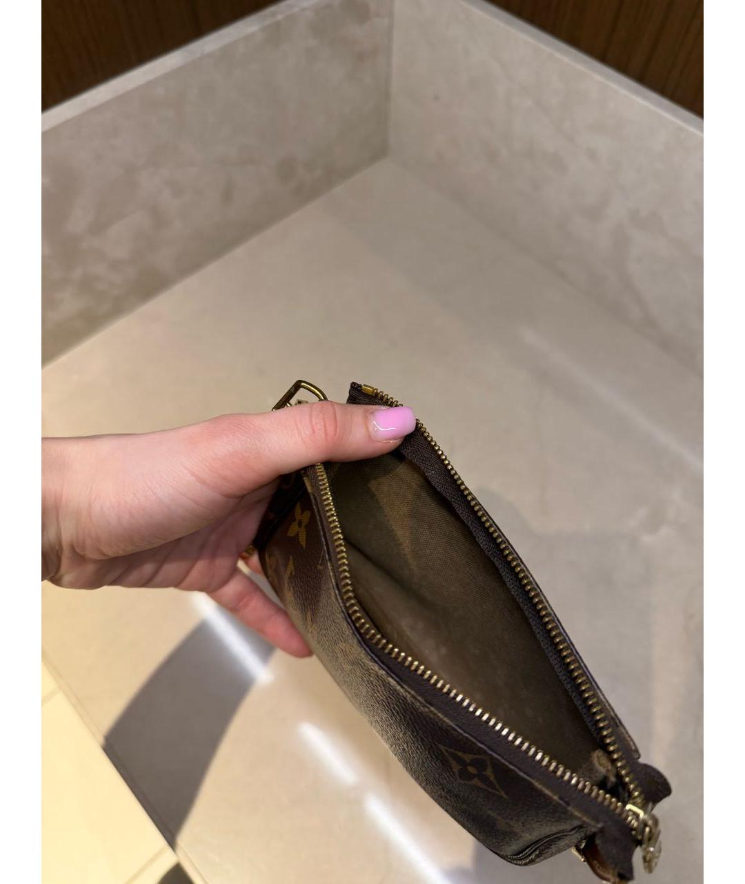 LOUIS VUITTON Коричневая сумка с короткими ручками, фото 8