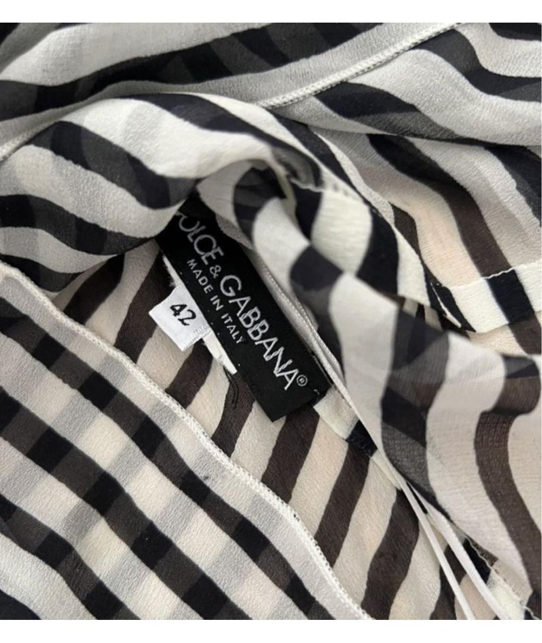 DOLCE&GABBANA Мульти шелковая блузы, фото 2