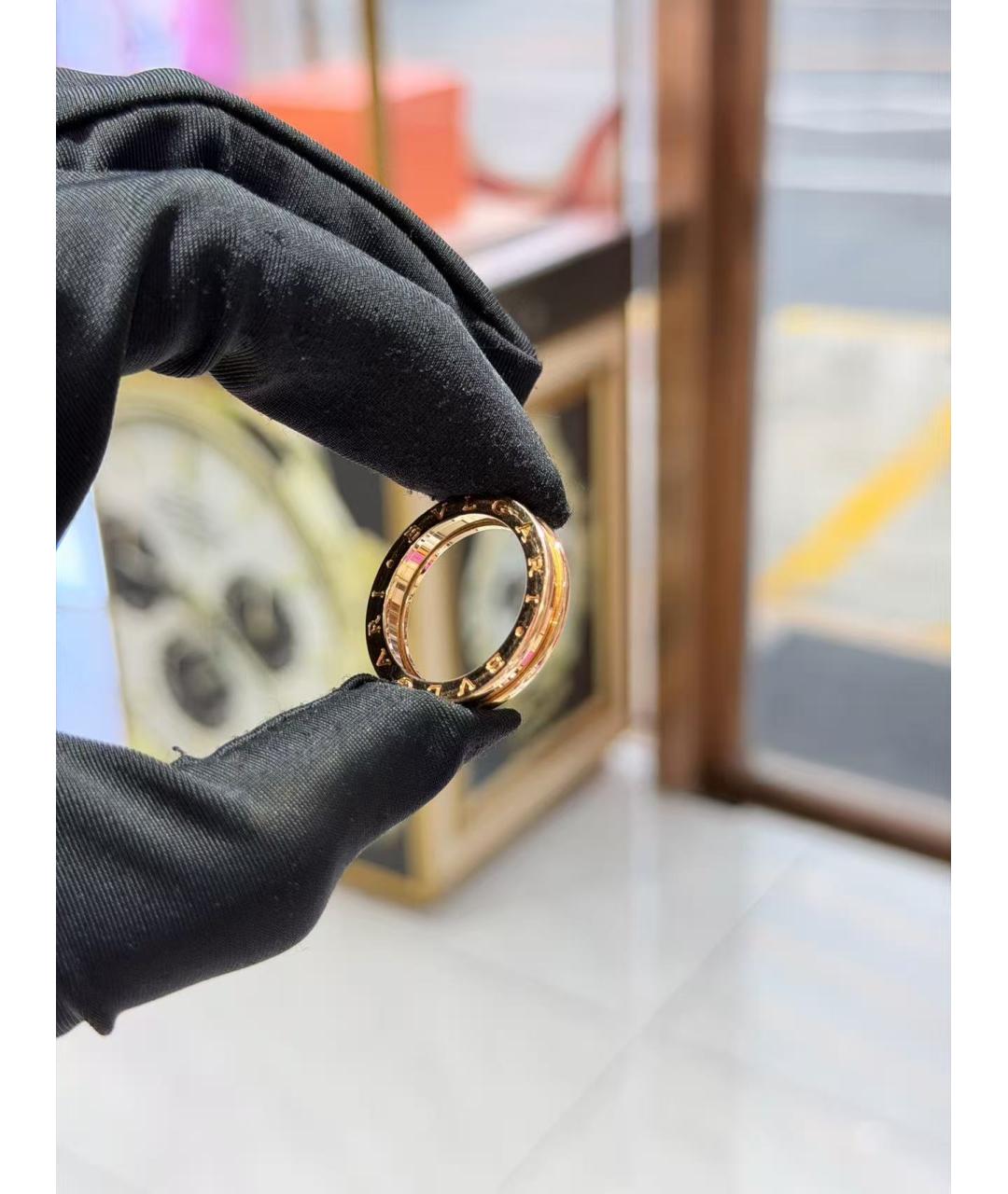 BVLGARI Золотое кольцо из розового золота, фото 3