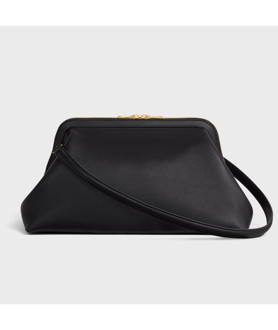 CELINE Черная сумка с короткими ручками, фото 4