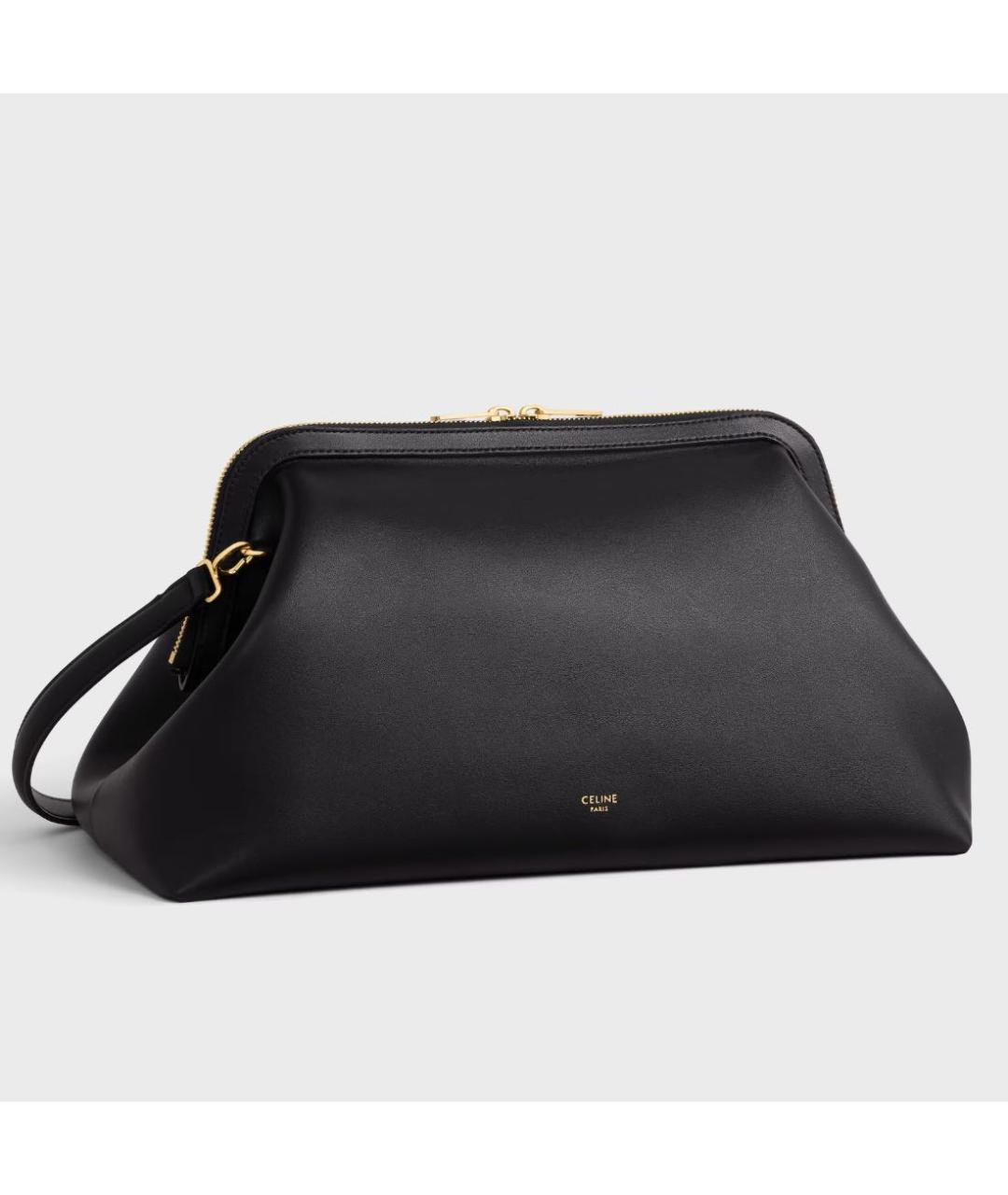 CELINE Черная сумка с короткими ручками, фото 3