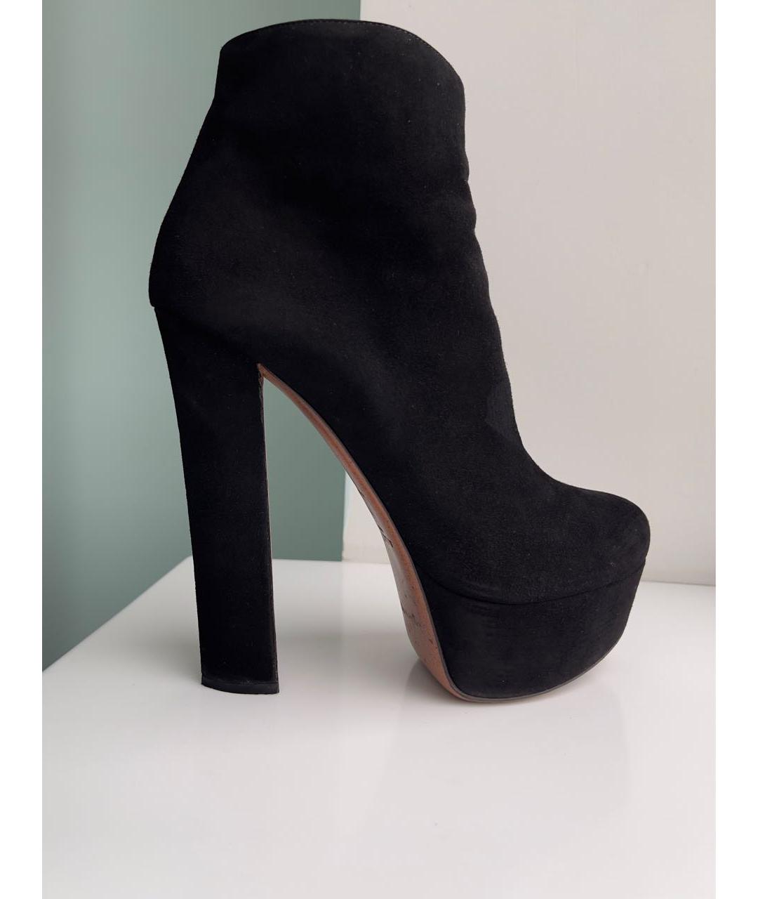 ALAIA Черные замшевые ботильоны, фото 8