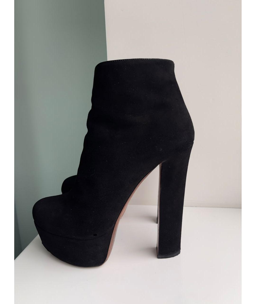 ALAIA Черные замшевые ботильоны, фото 9