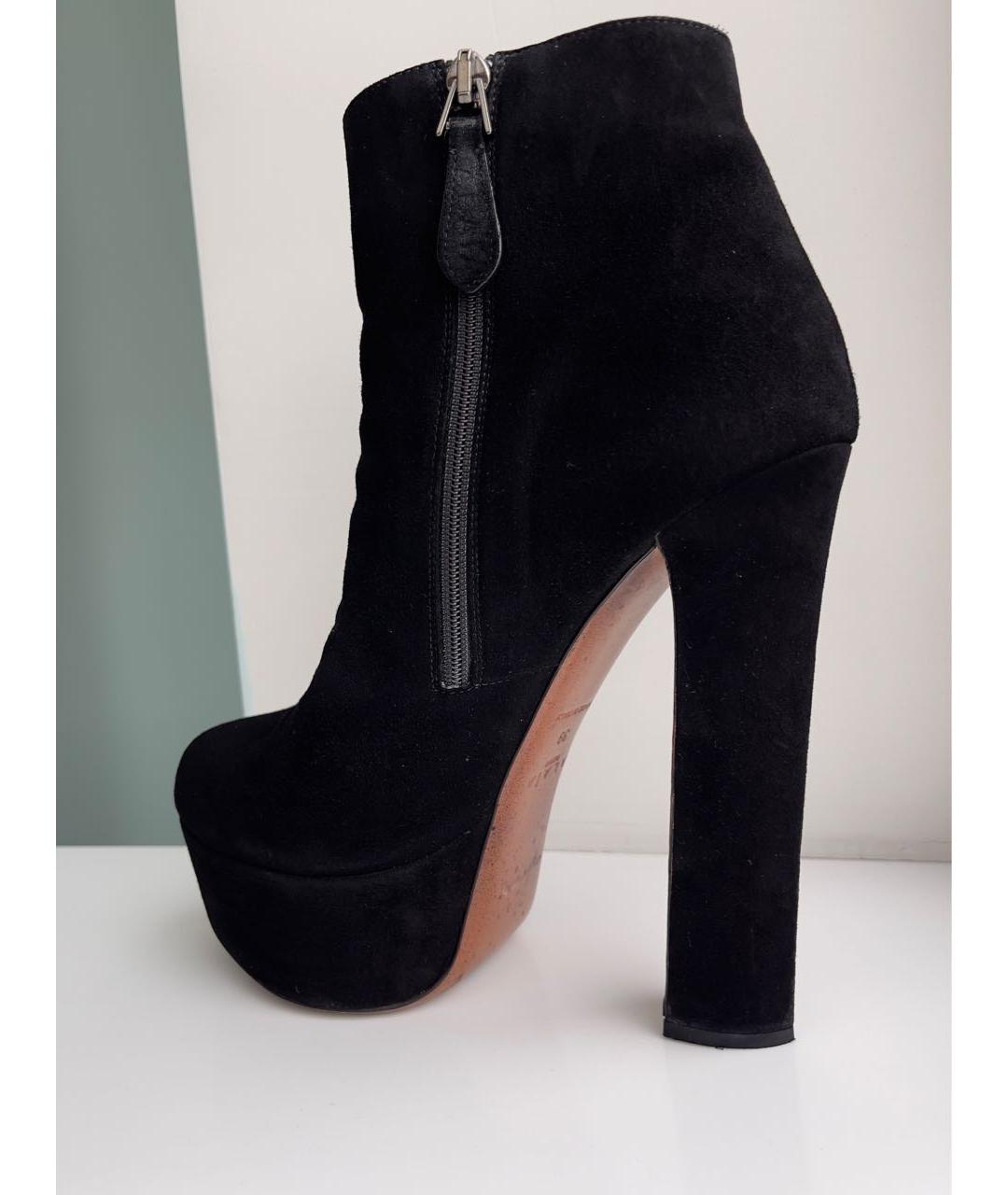 ALAIA Черные замшевые ботильоны, фото 4