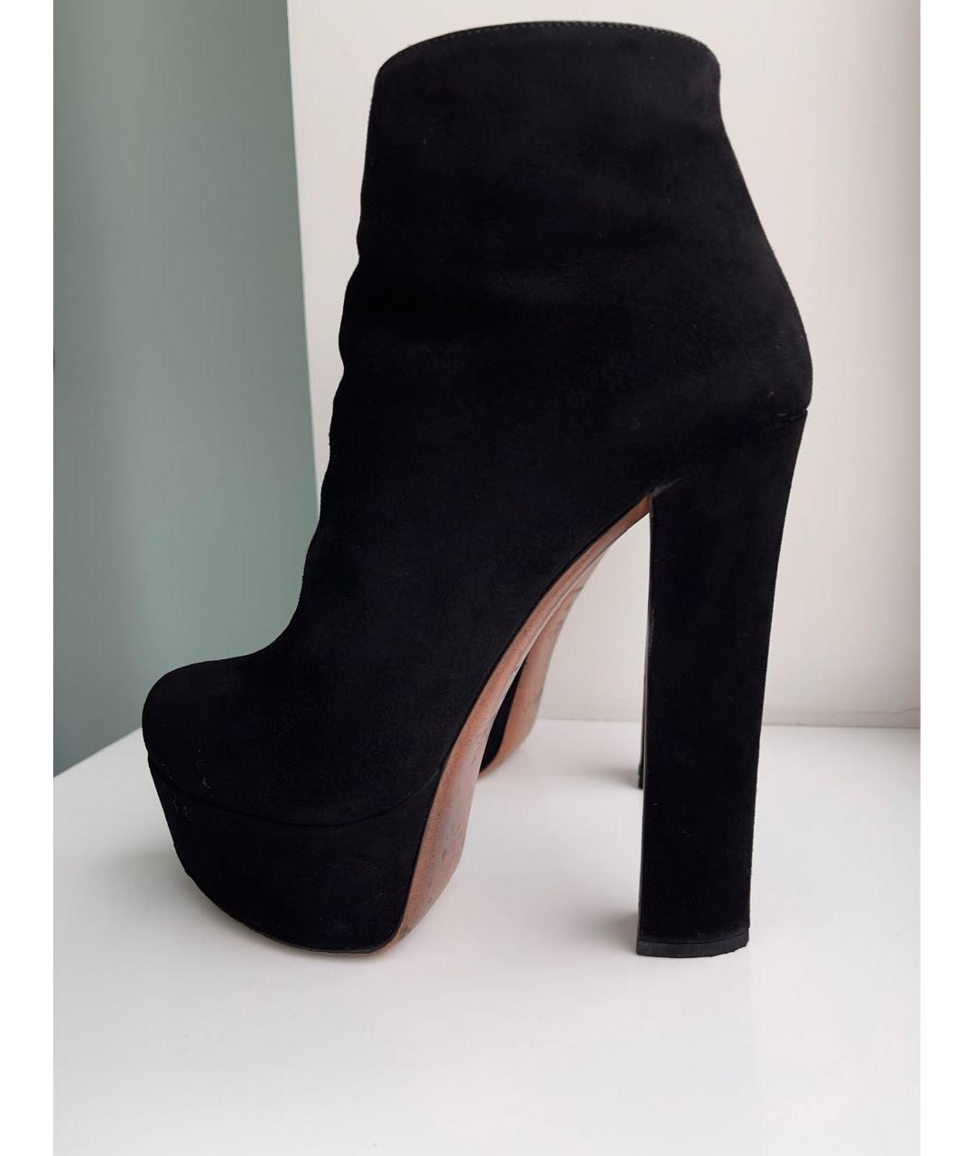 ALAIA Черные замшевые ботильоны, фото 2
