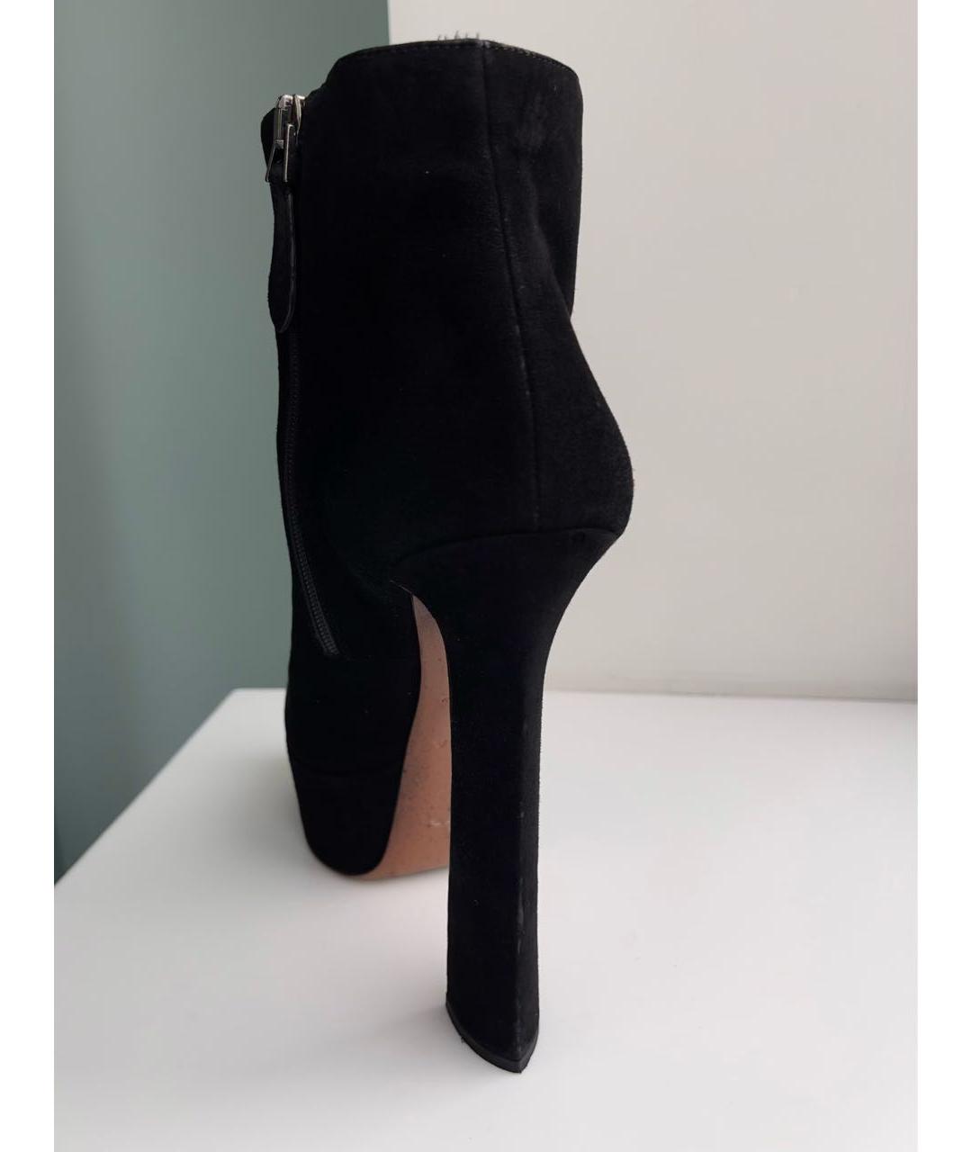 ALAIA Черные замшевые ботильоны, фото 5