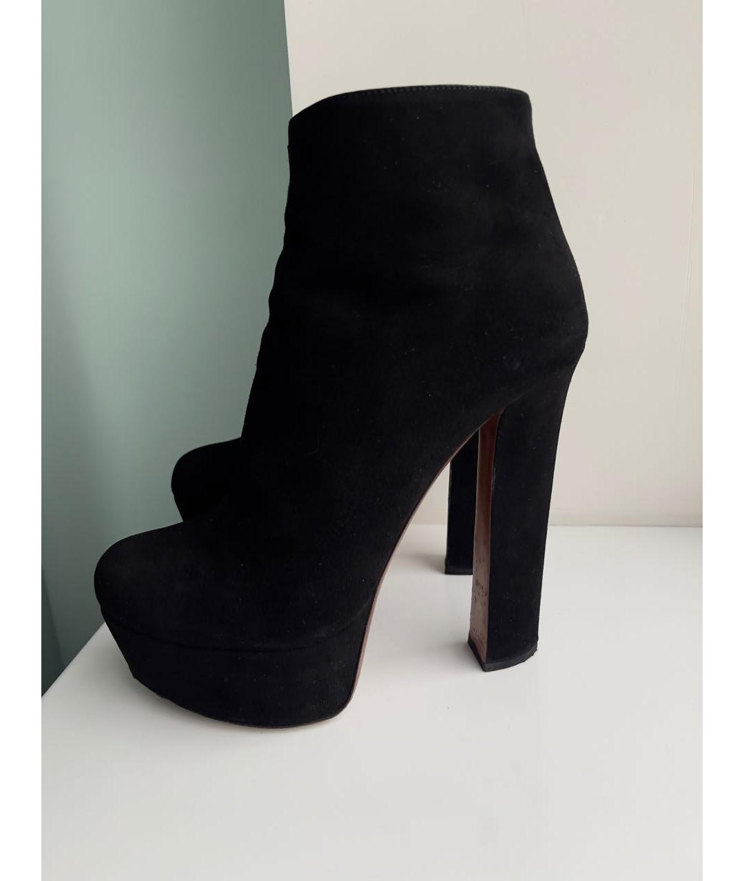 ALAIA Черные замшевые ботильоны, фото 7