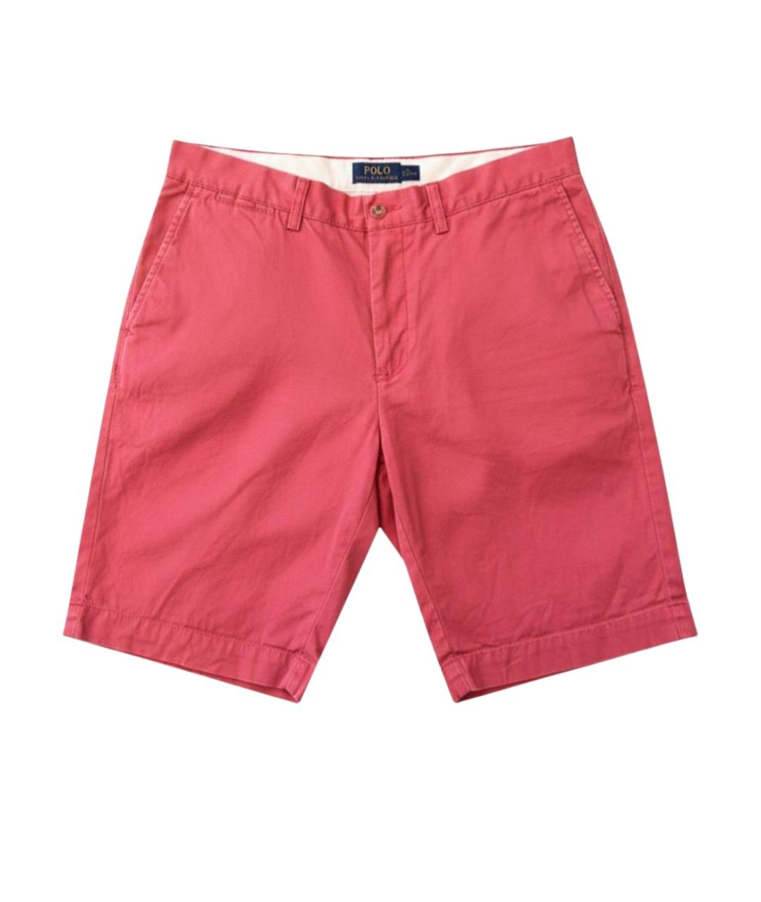RALPH LAUREN Коралловые хлопковые шорты, фото 1