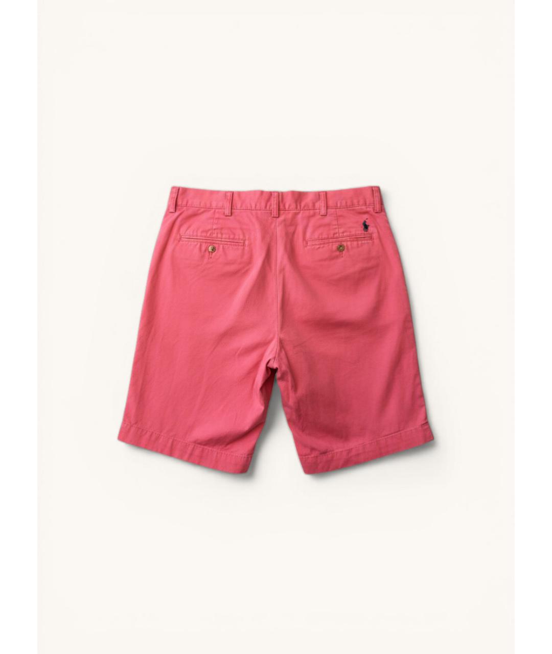 RALPH LAUREN Коралловые хлопковые шорты, фото 2