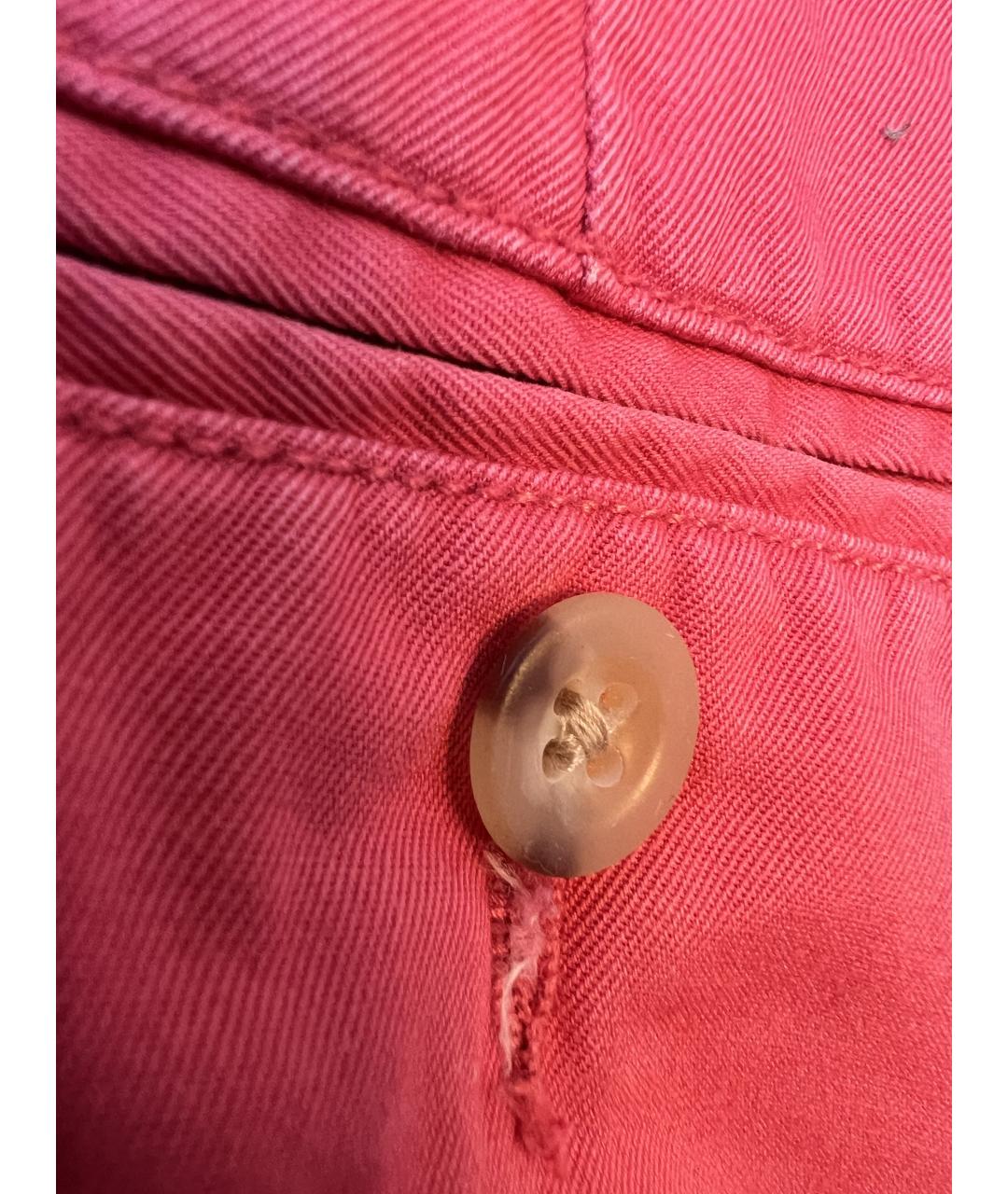 RALPH LAUREN Коралловые хлопковые шорты, фото 4