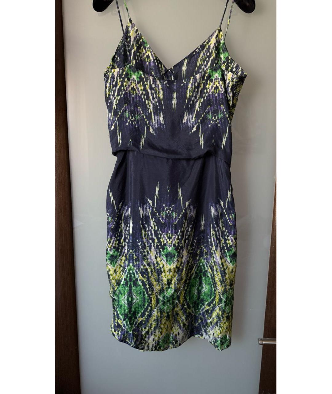 PAUL SMITH Мульти шелковое повседневное платье, фото 2