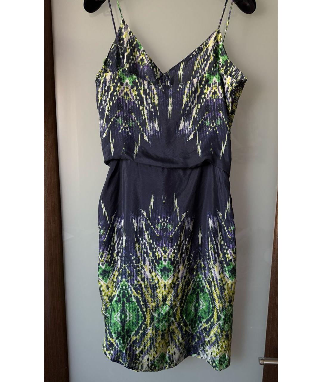 PAUL SMITH Мульти шелковое повседневное платье, фото 8