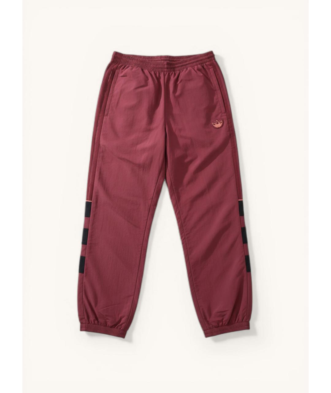 ADIDAS Бордовые полиамидовые повседневные брюки, фото 6