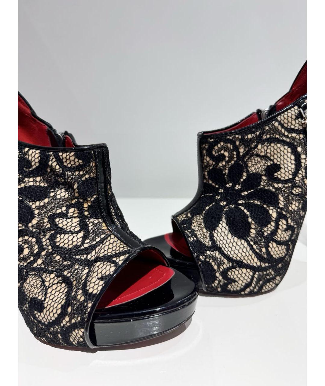 CESARE PACIOTTI Черные кожаные туфли, фото 4