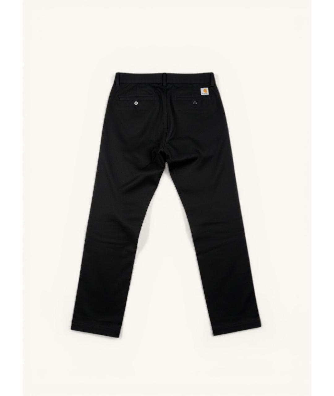 CARHARTT Черные хлопковые повседневные брюки, фото 3