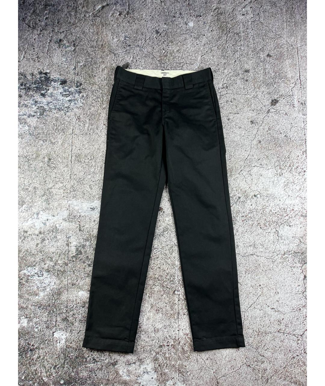 CARHARTT Черные хлопковые повседневные брюки, фото 6