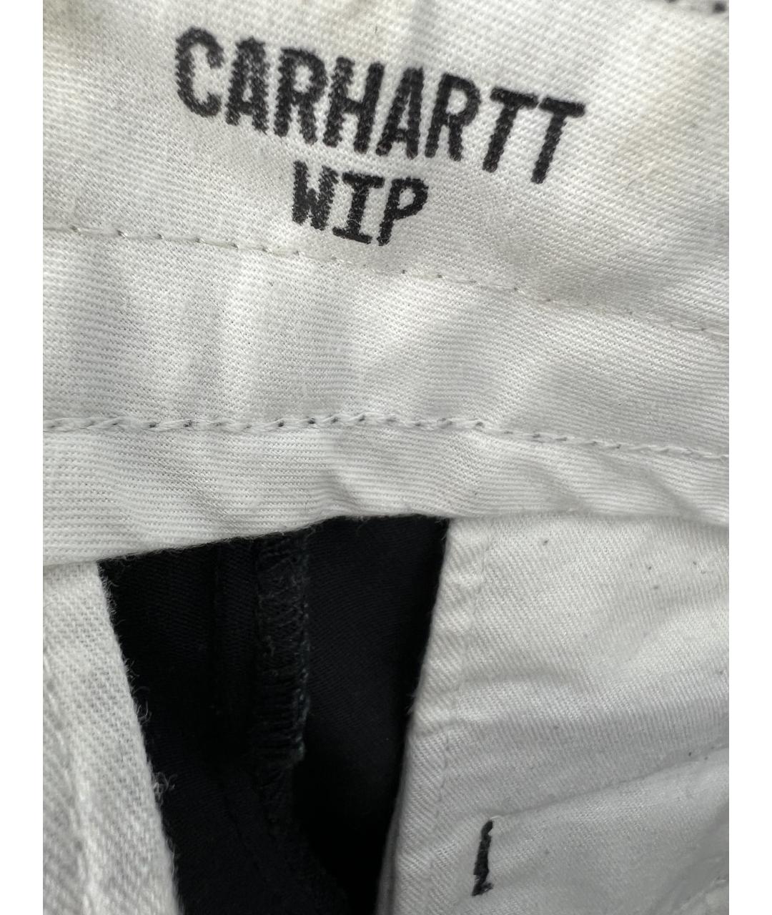 CARHARTT Черные хлопковые повседневные брюки, фото 4