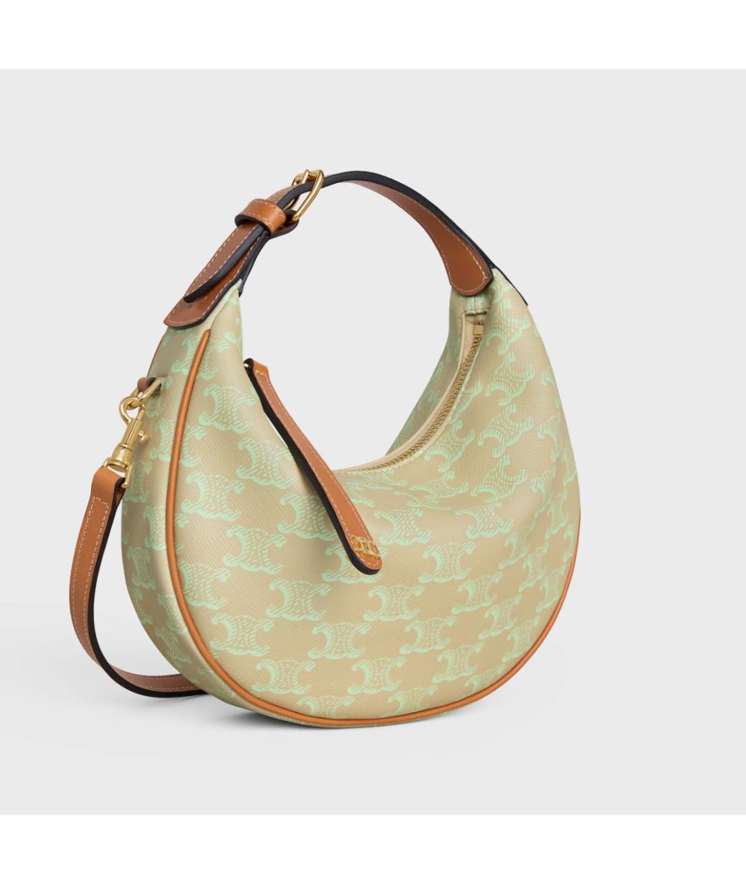 CELINE Зеленая сумка через плечо, фото 2