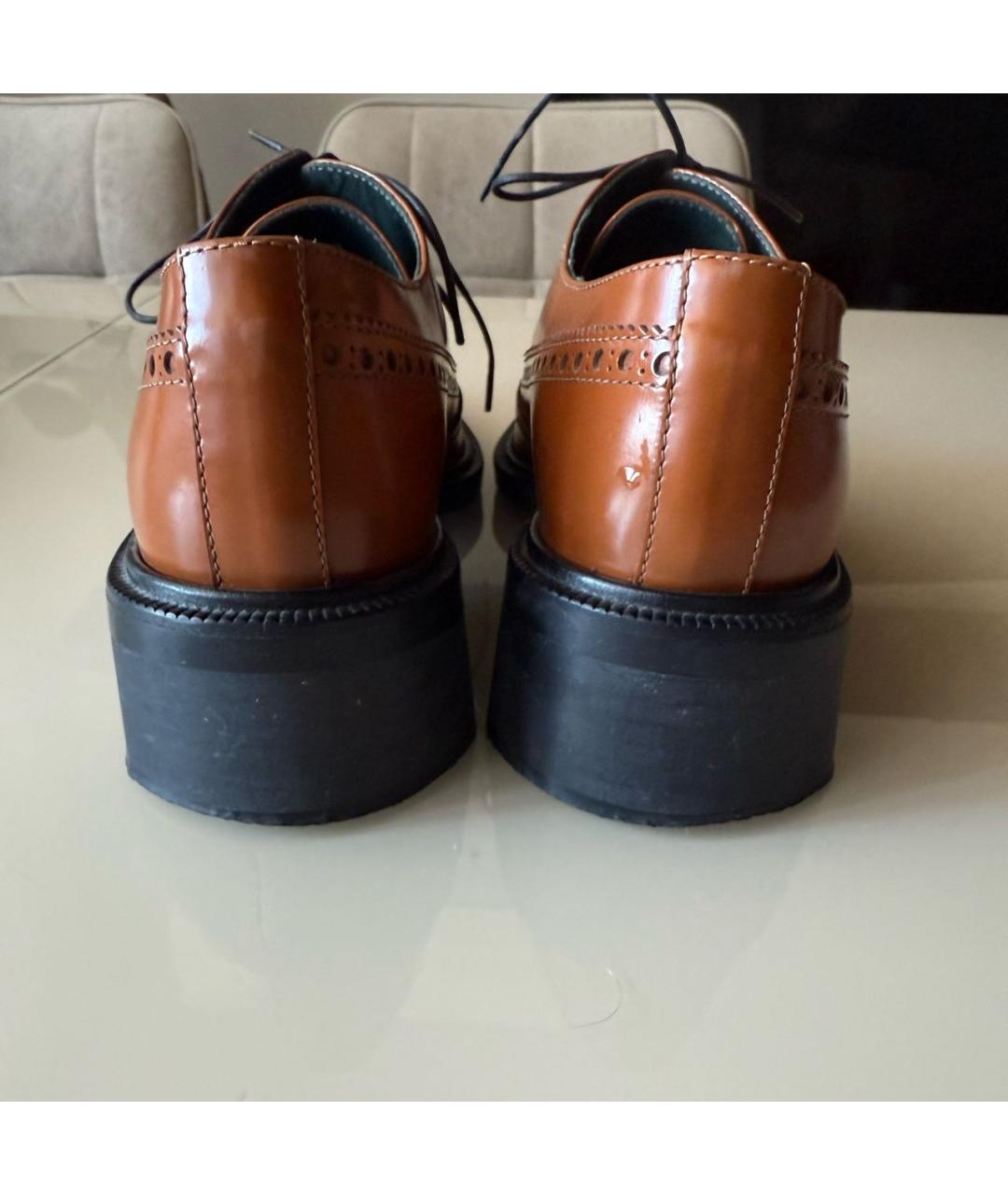 MULBERRY Коричневые кожаные брогги и оксфорды, фото 4