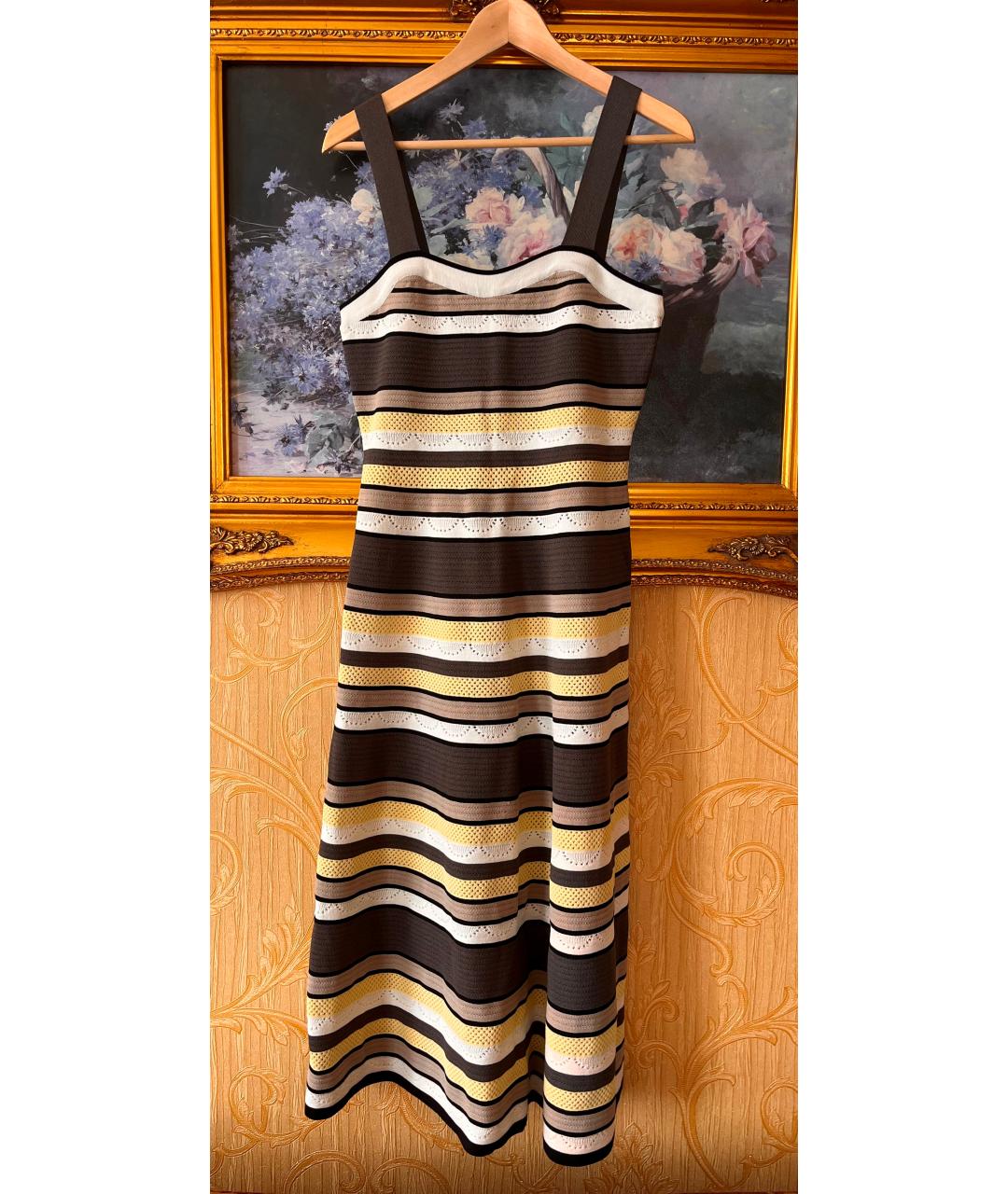 ALICE+OLIVIA Мульти вискозный сарафан, фото 8