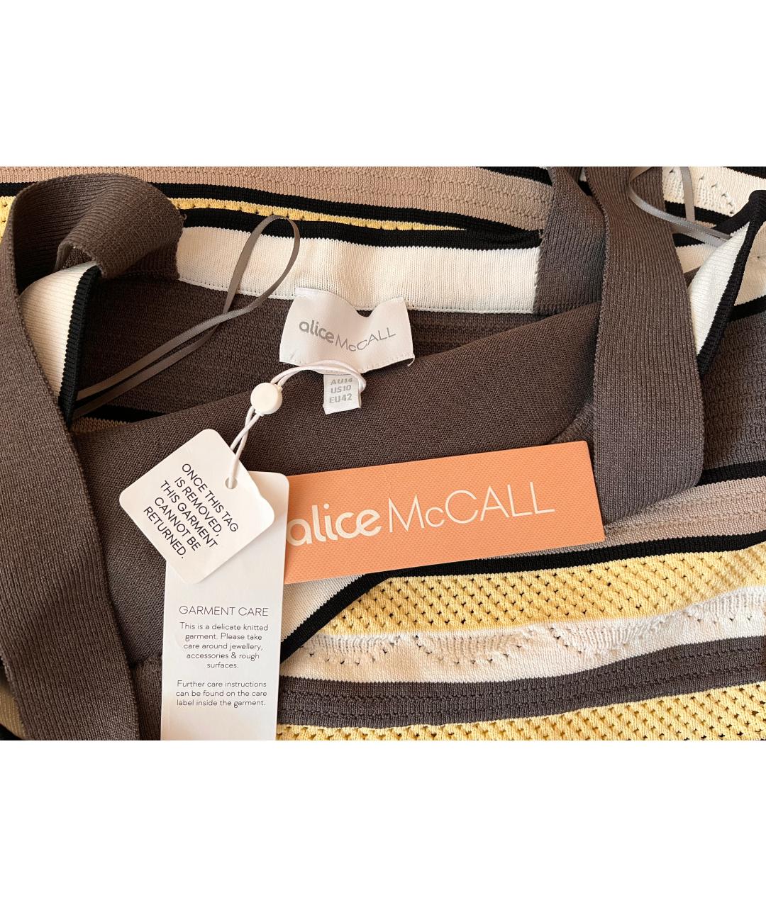 ALICE+OLIVIA Мульти вискозный сарафан, фото 7