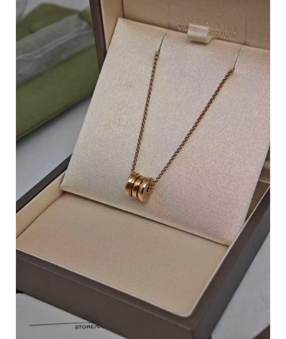 BVLGARI Золотое колье из розового золота, фото 3