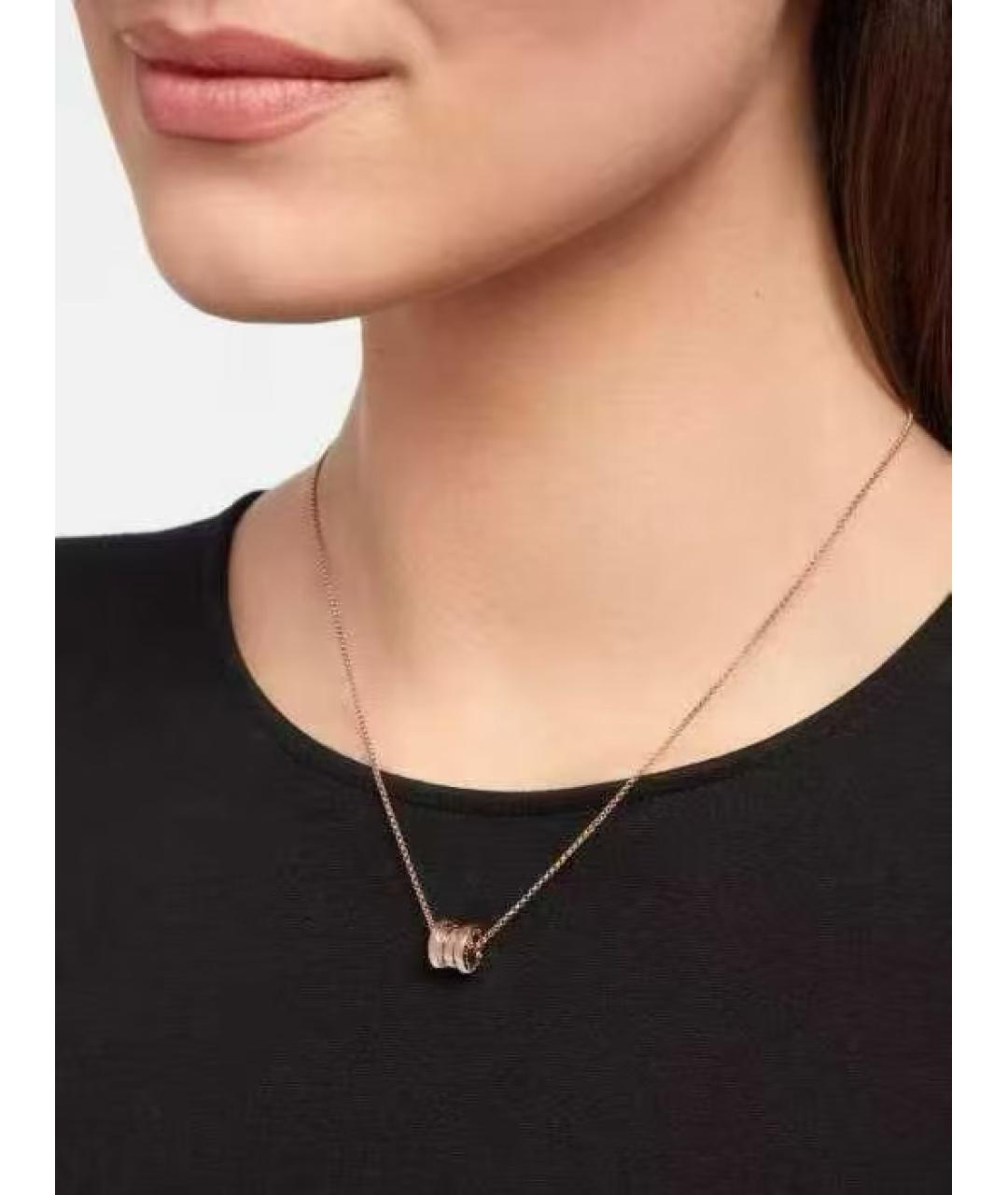 BVLGARI Золотое колье из розового золота, фото 5