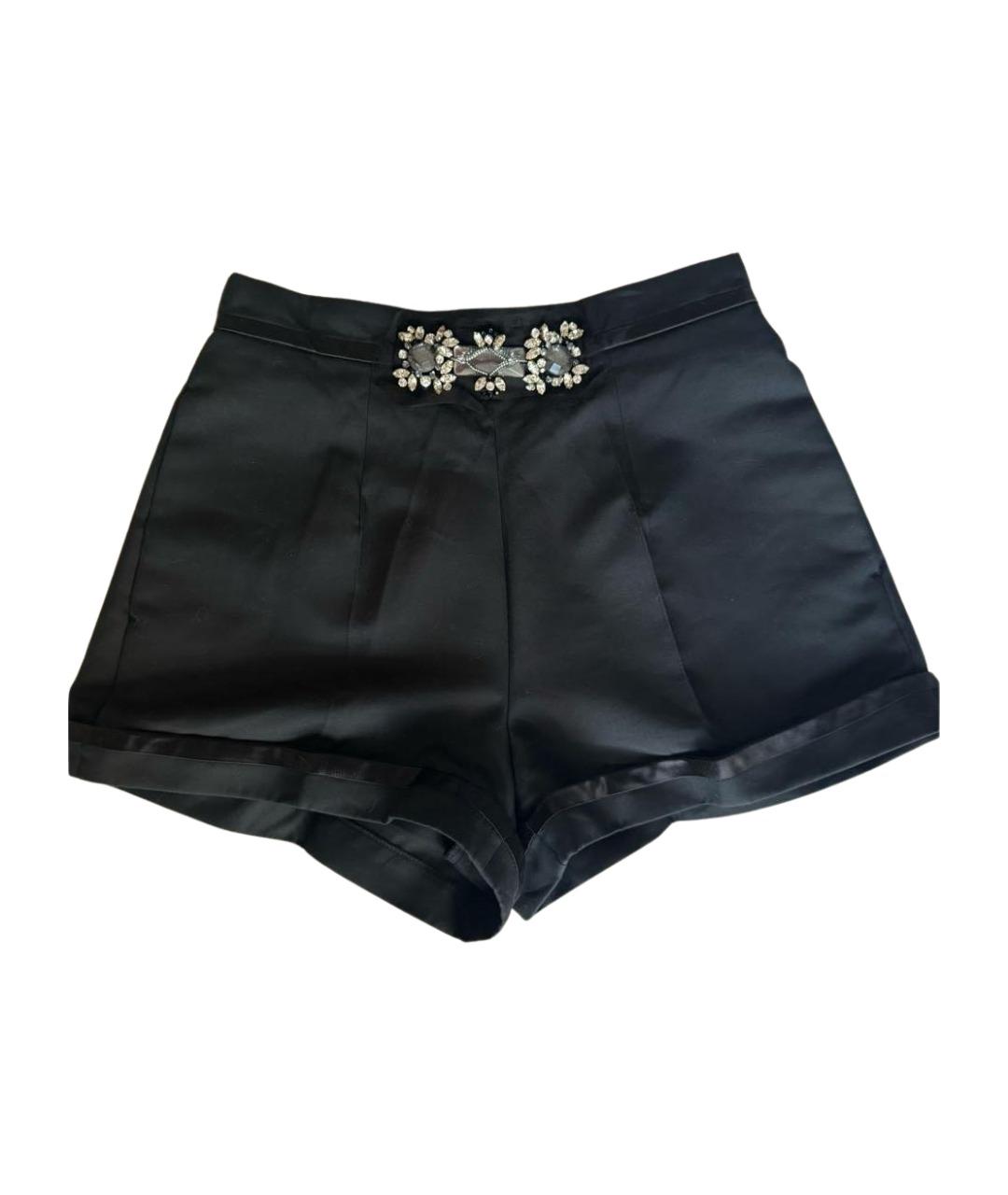 DSQUARED2 Черные шелковые шорты, фото 1