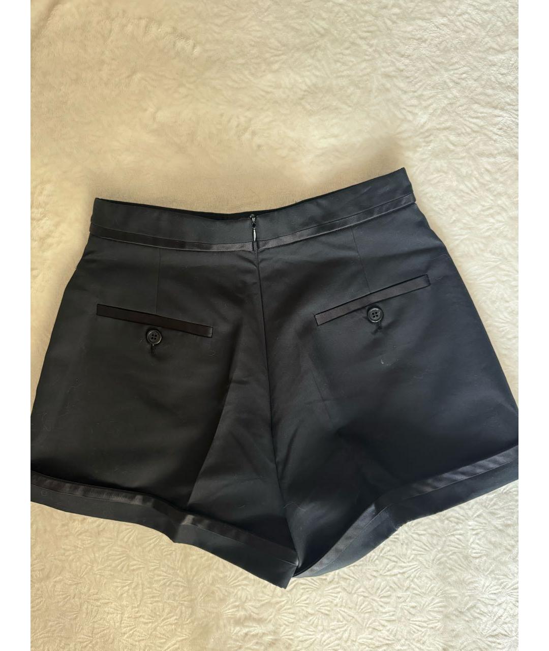 DSQUARED2 Черные шелковые шорты, фото 4