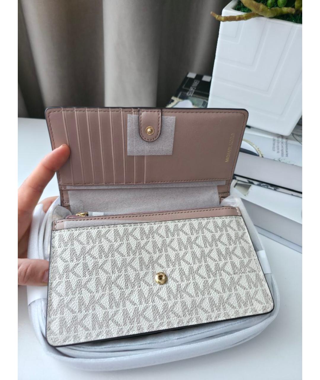 MICHAEL KORS Розовая сумка через плечо из искусственной кожи, фото 8