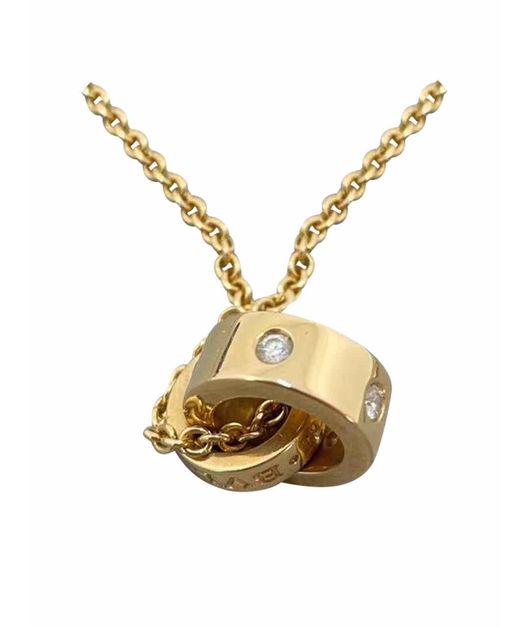 BVLGARI Золотое колье из розового золота, фото 1