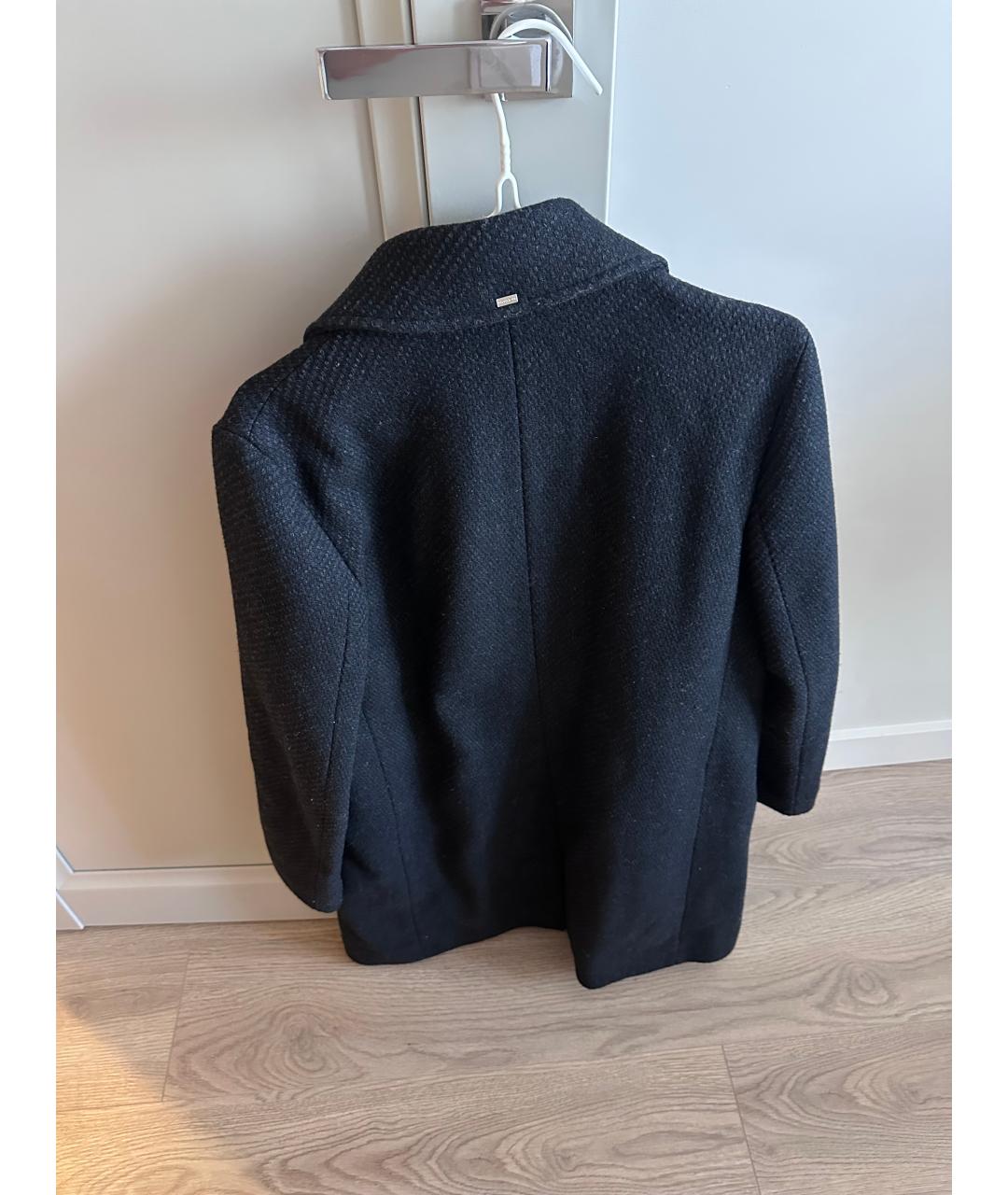 ARMANI JEANS Серое шерстяное пальто, фото 2