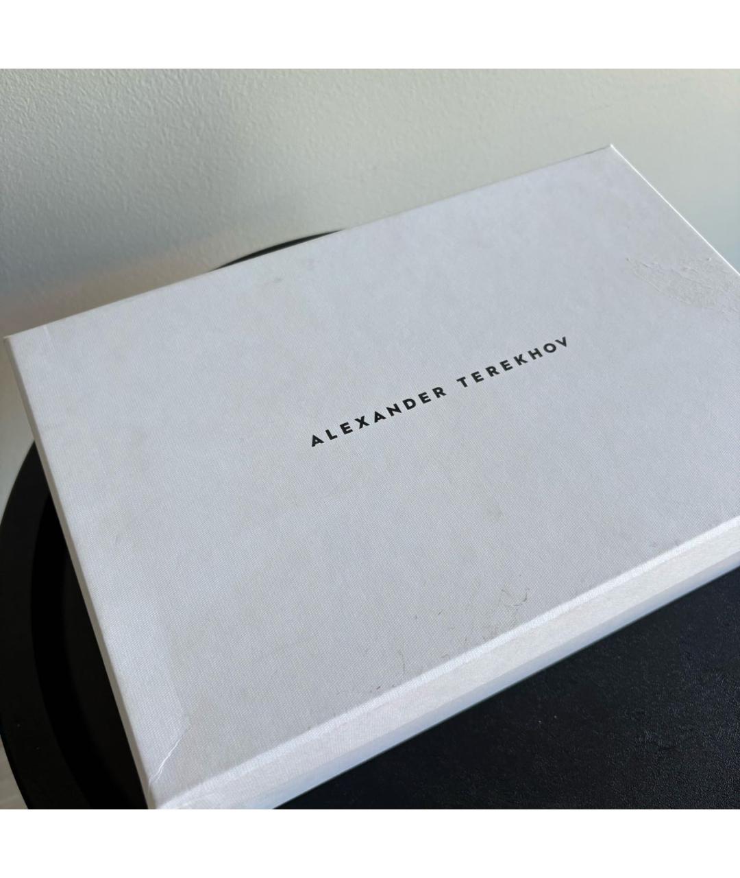 ALEXANDER TEREKHOV Розовые кожаные босоножки, фото 6