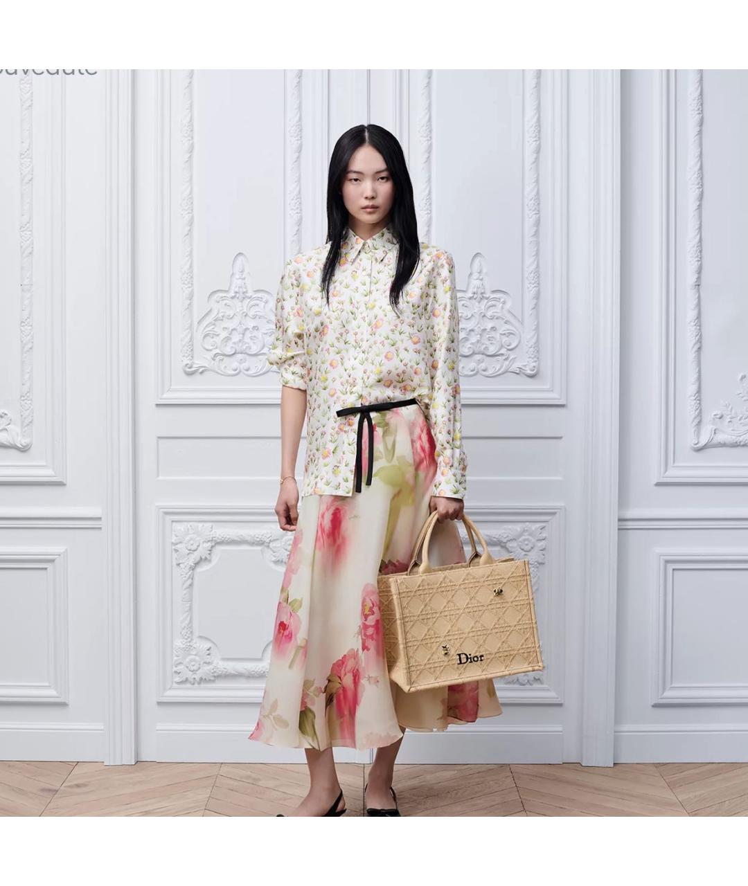 CHRISTIAN DIOR Бежевая сумка тоут, фото 2