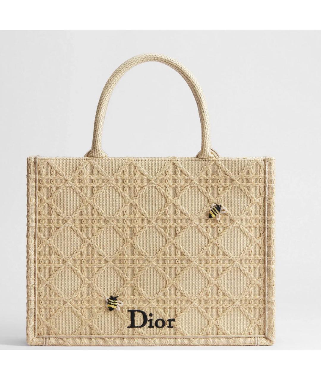 CHRISTIAN DIOR Бежевая сумка тоут, фото 5