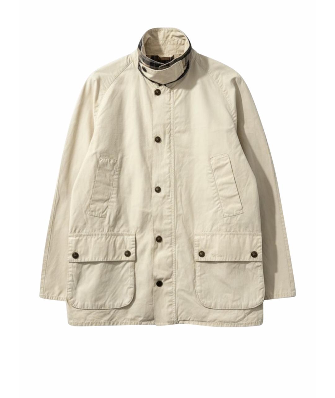 BARBOUR Бежевая хлопковая куртка, фото 1