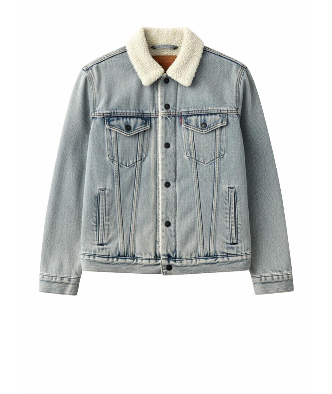 LEVI'S Голубая хлопковая куртка, фото 1