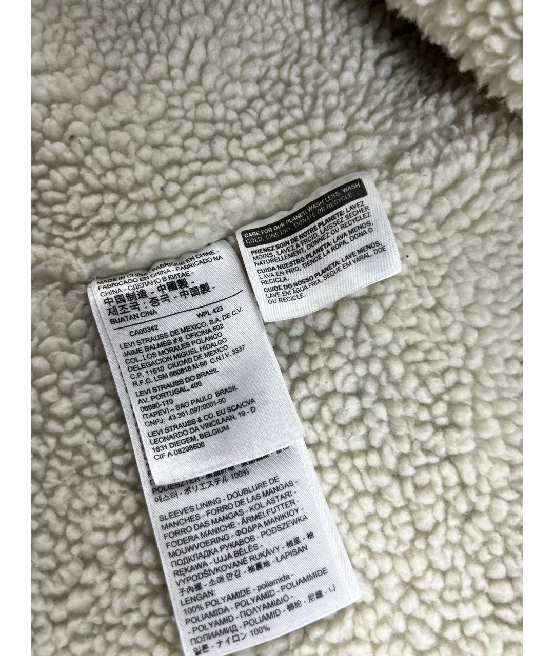 LEVI'S Голубая хлопковая куртка, фото 5