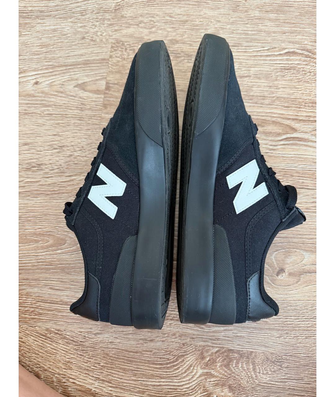 NEW BALANCE Черные замшевые низкие кроссовки / кеды, фото 8