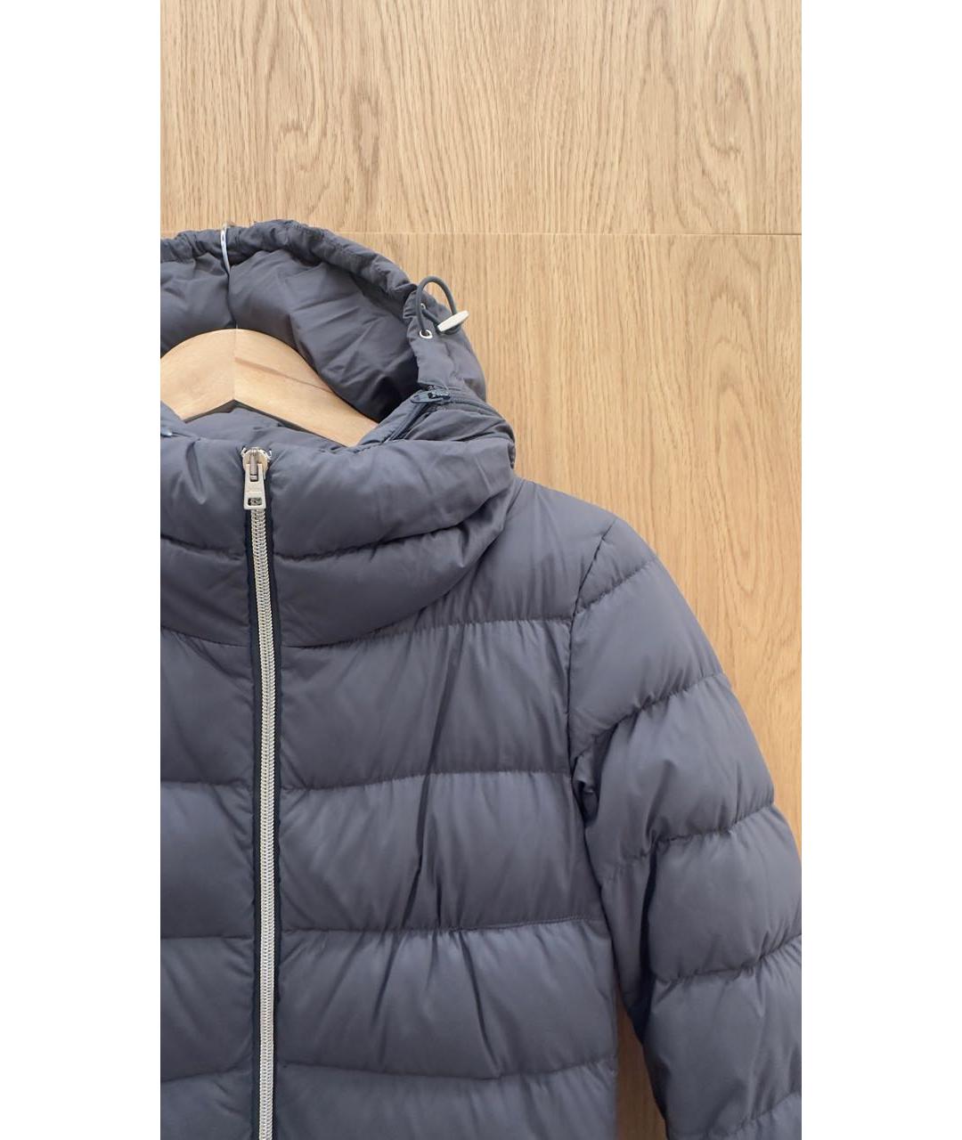 HERNO Серый пуховик, фото 8