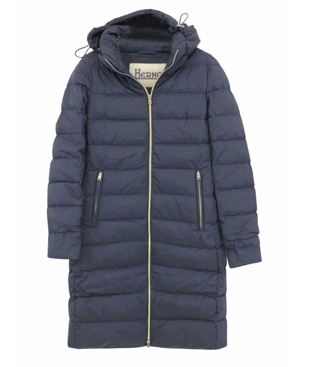 HERNO Серый пуховик, фото 1