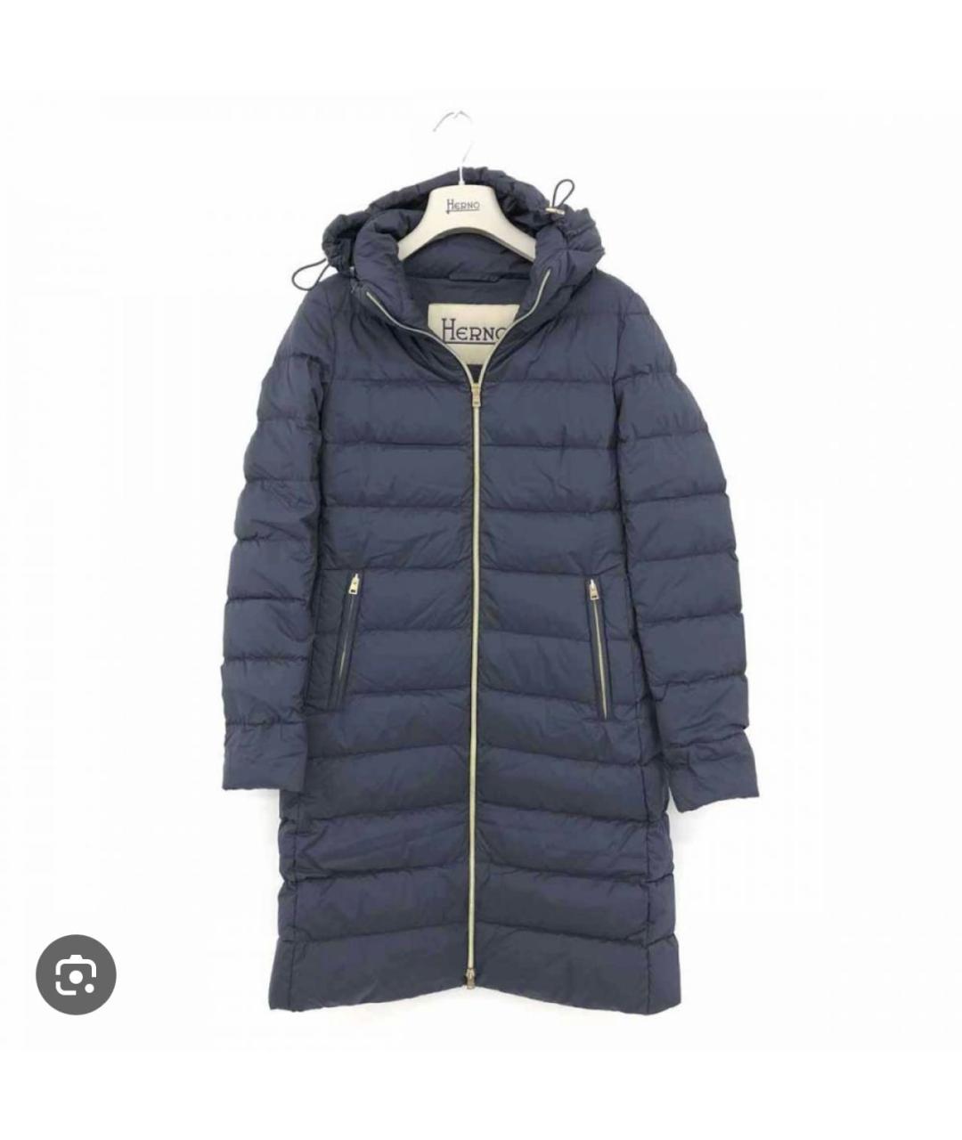 HERNO Серый пуховик, фото 9