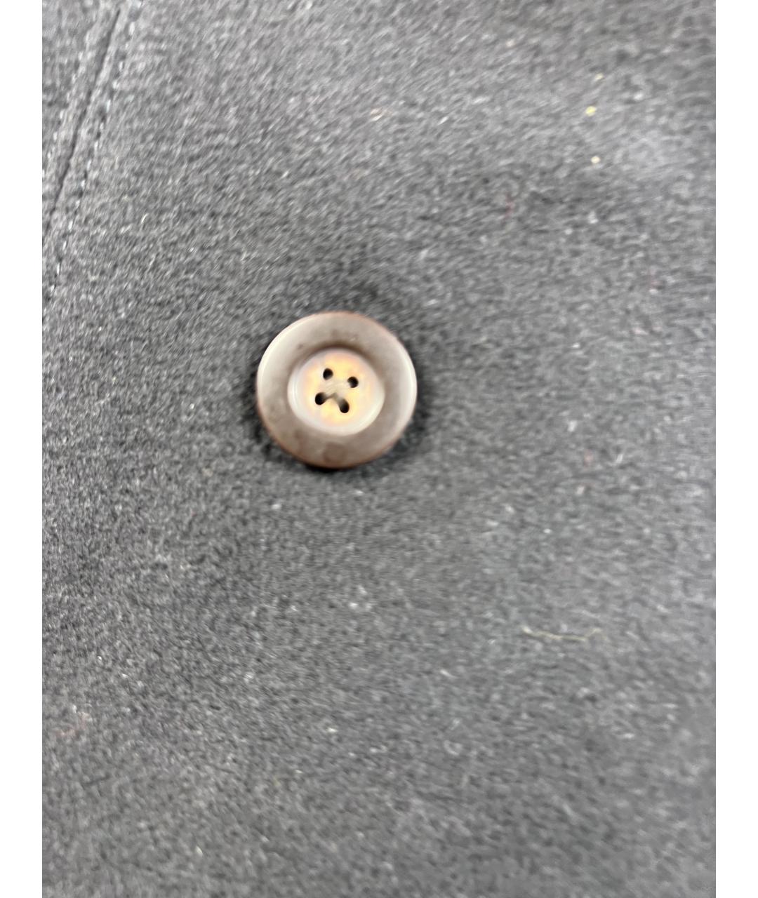 LEVI'S Черное шерстяное пальто, фото 2