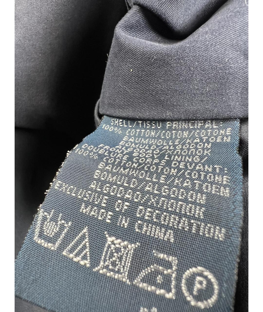 RALPH LAUREN Темно-синяя хлопковая куртка, фото 5