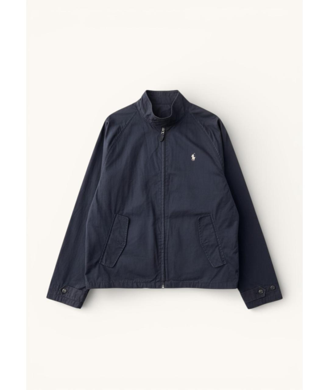 RALPH LAUREN Темно-синяя хлопковая куртка, фото 6