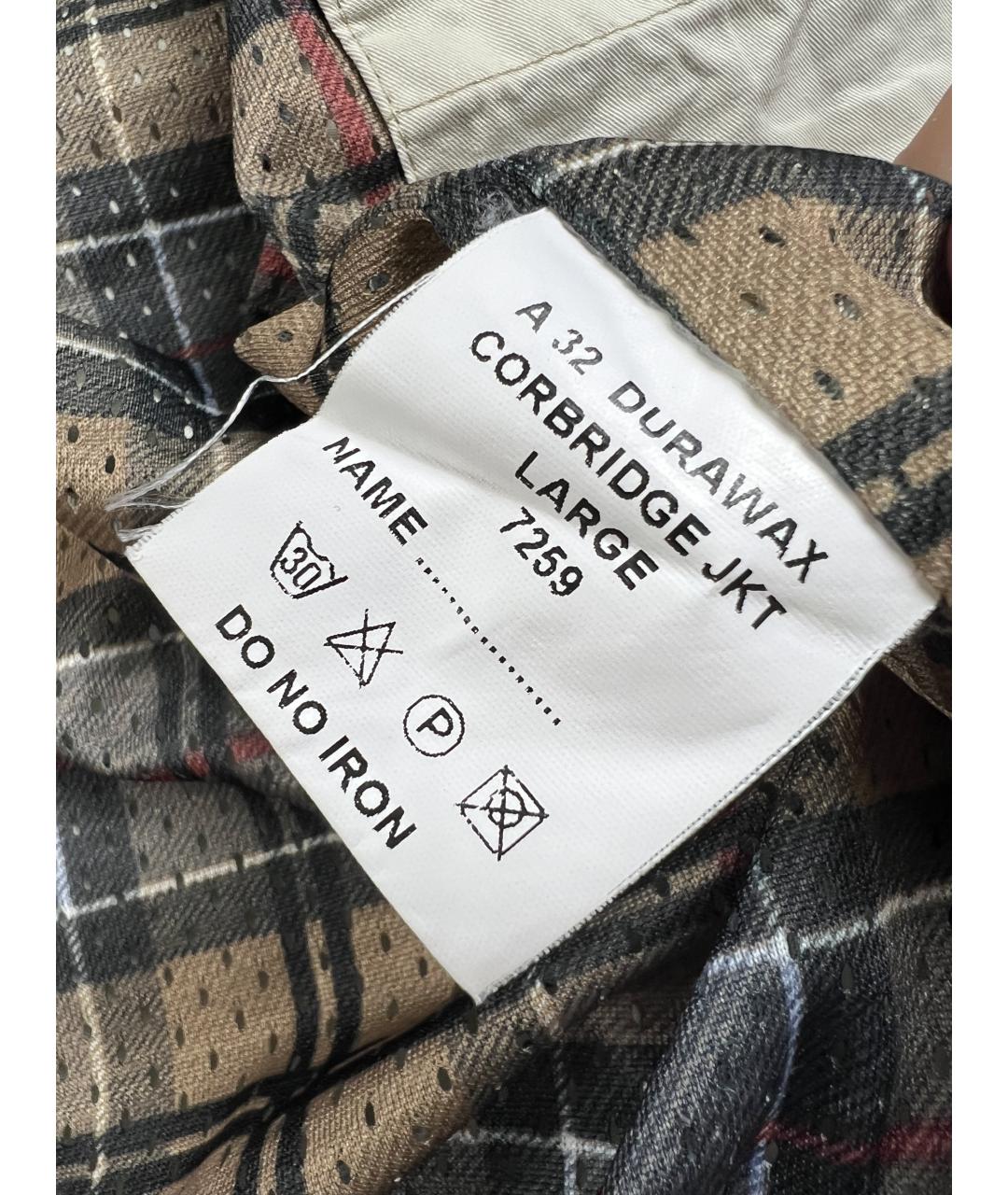 BARBOUR Бежевая куртка, фото 5