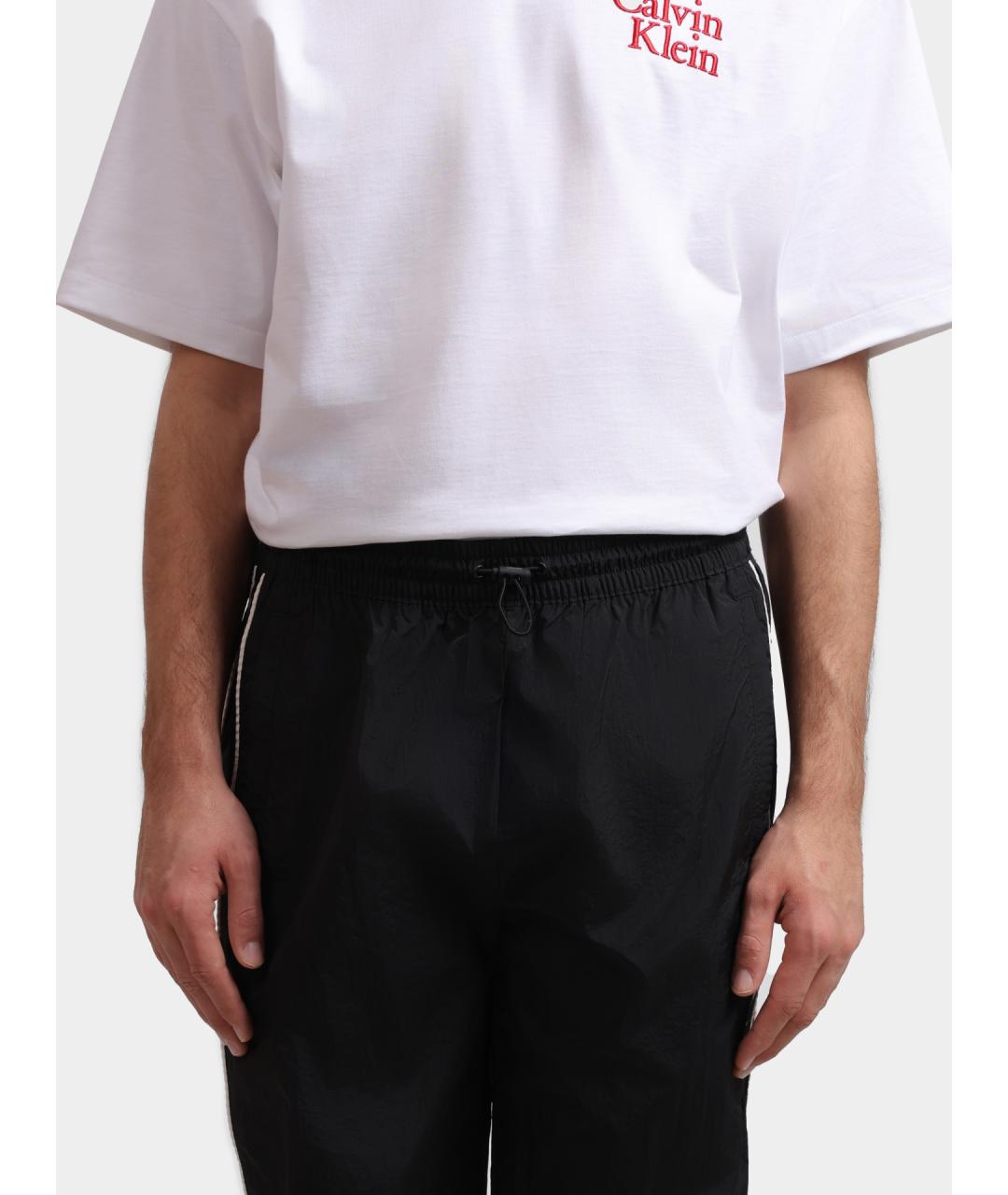 CALVIN KLEIN Черные повседневные брюки, фото 4